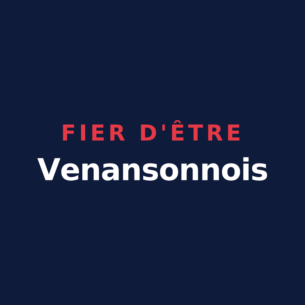 T-shirt « Fier d'être Venansonnois » — design pour Venanson