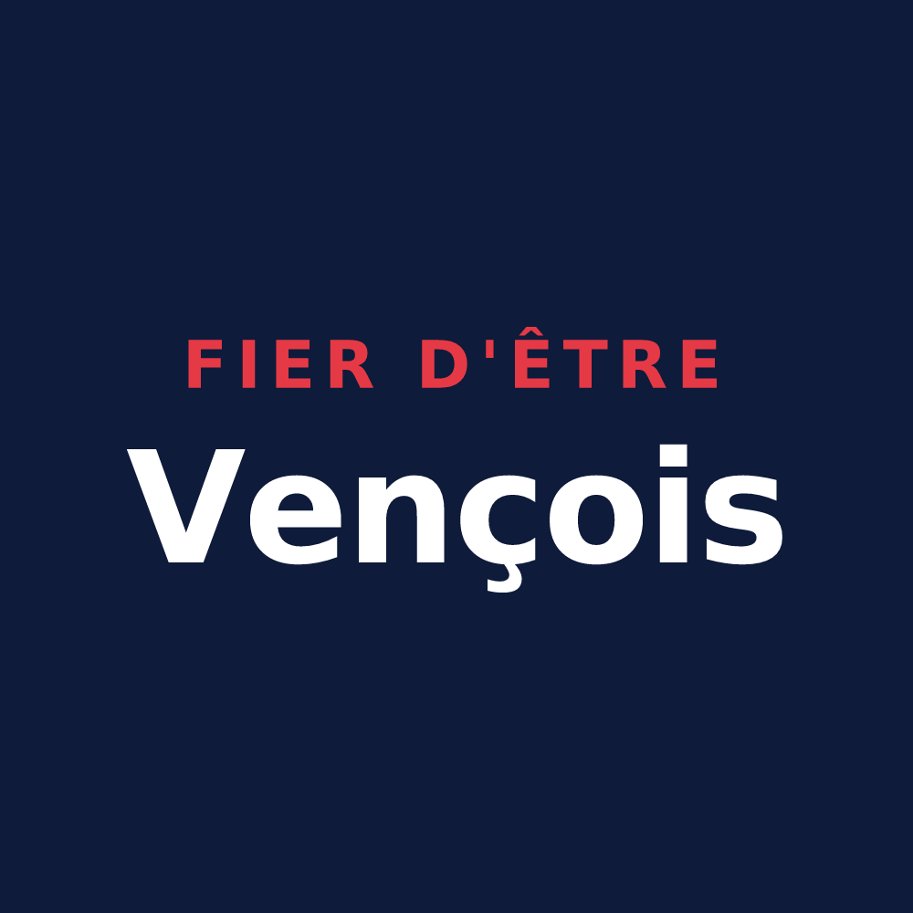 T-shirt « Fier d'être Vençois » — design pour Vence
