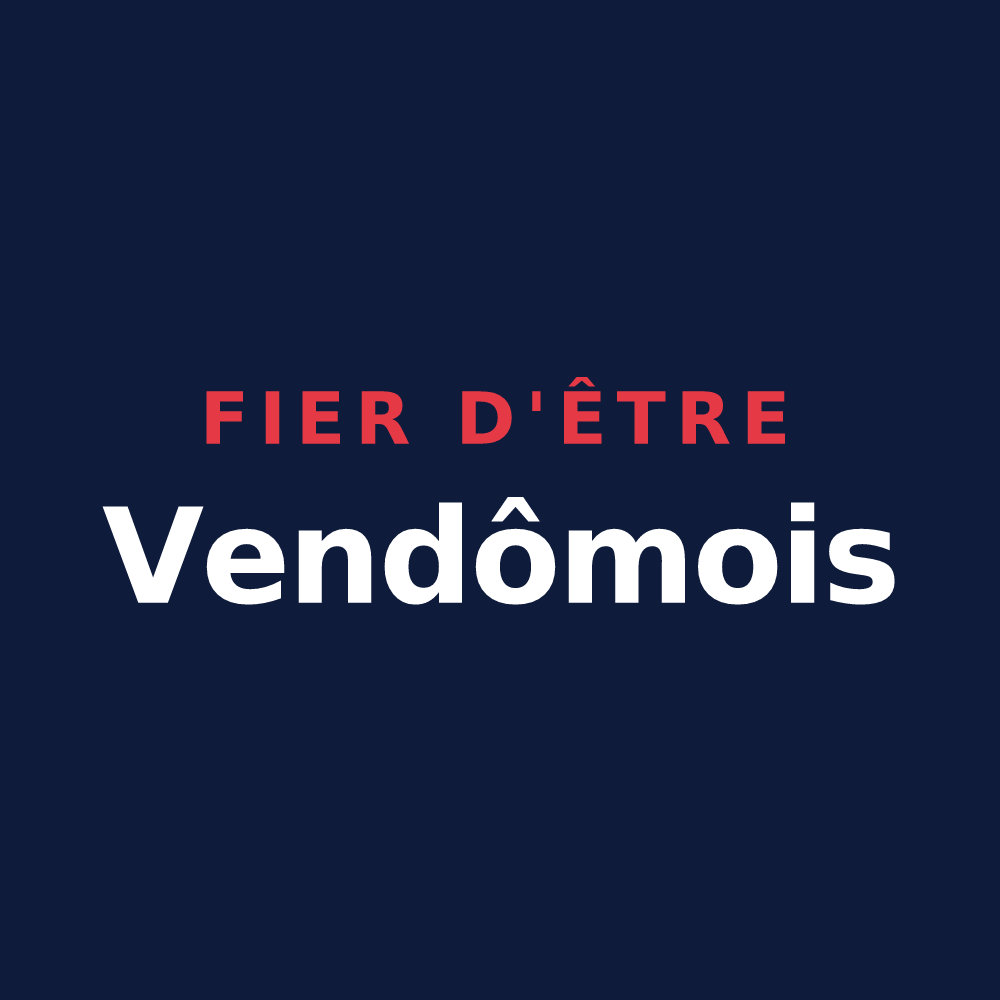 T-shirt « Fier d'être Vendômois » — design pour Vendôme