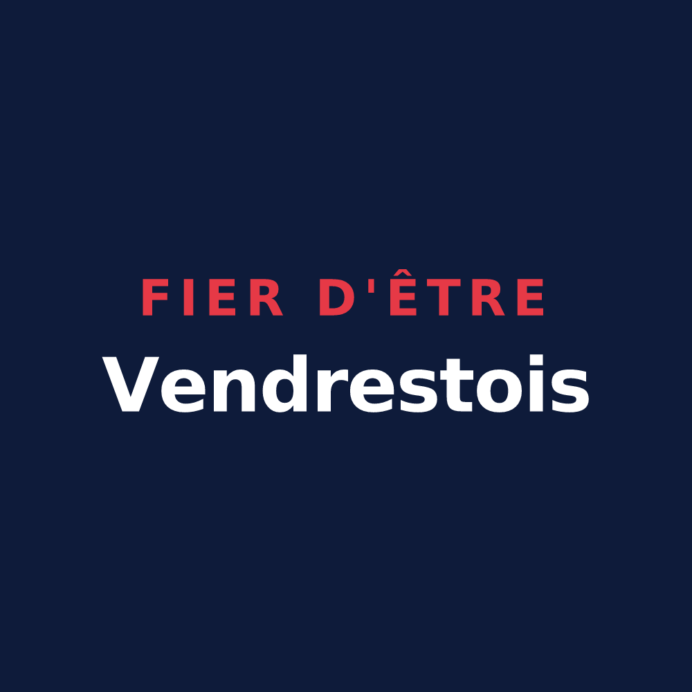 T-shirt « Fier d'être Vendrestois » — design pour Vendrest