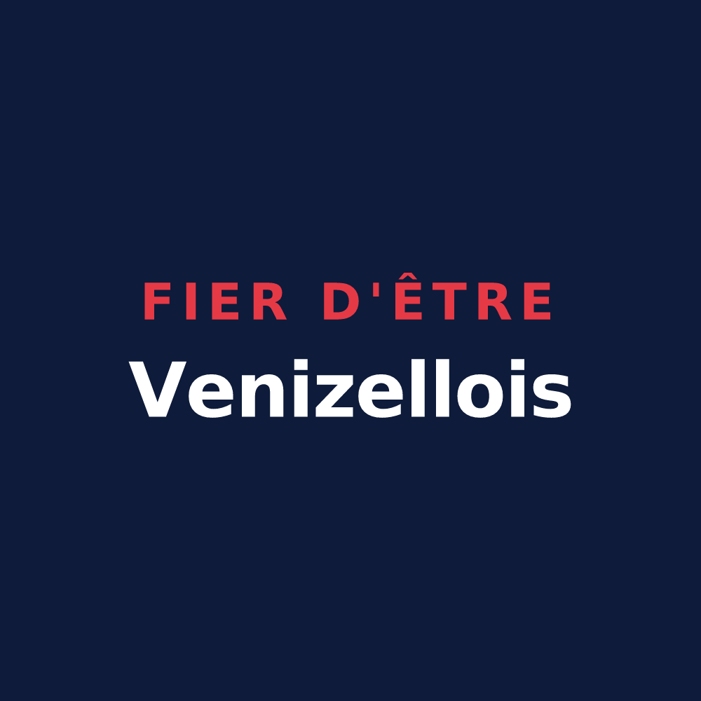 T-shirt « Fier d'être Venizellois » — design pour Venizel