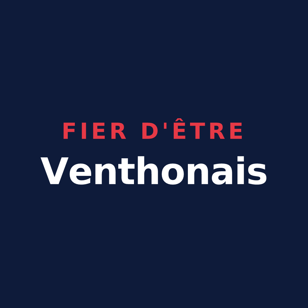 T-shirt « Fier d'être Venthonais » — design pour Venthon