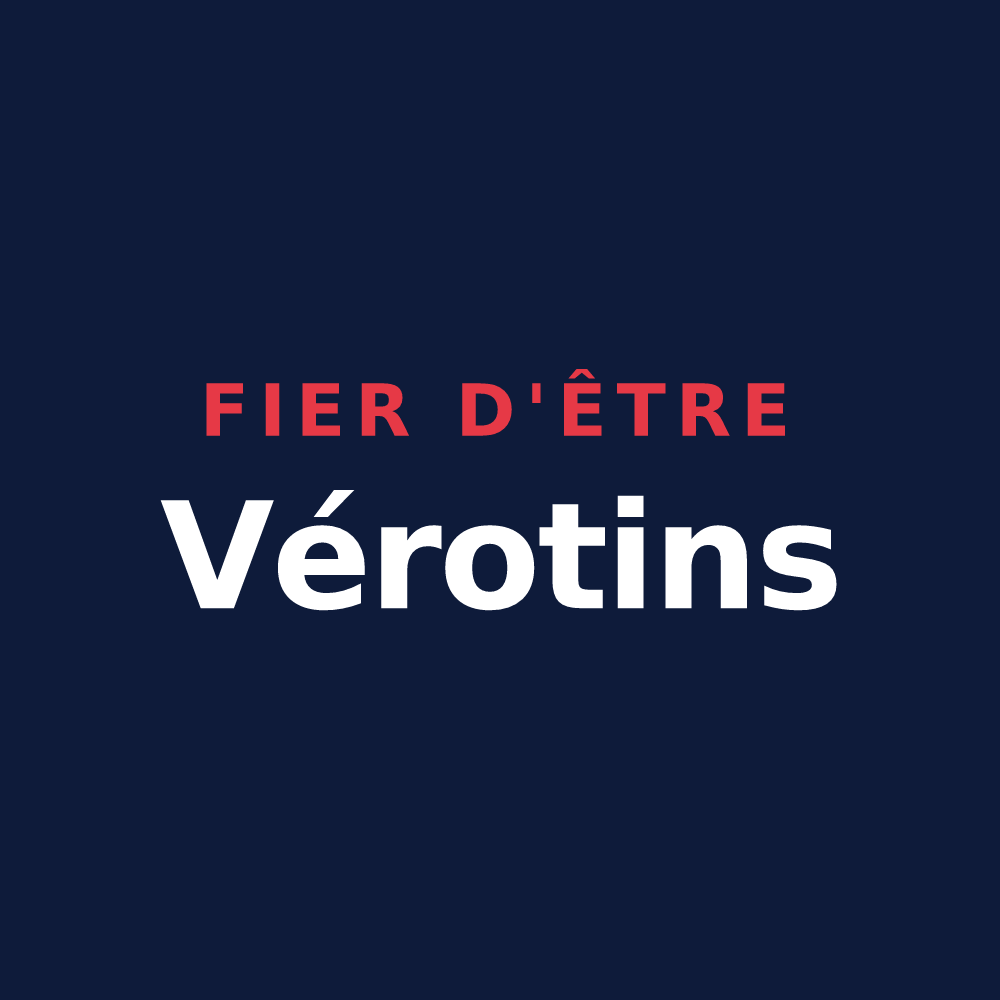 T-shirt « Fier d'être Vérotins » — design pour Ver