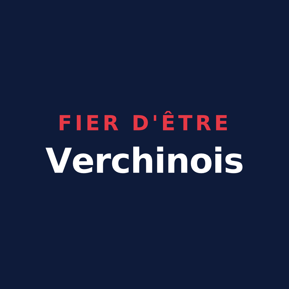 T-shirt « Fier d'être Verchinois » — design pour Verchin