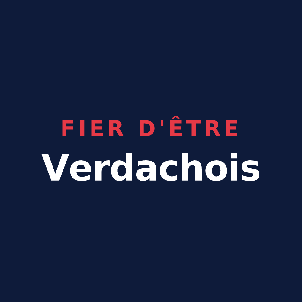T-shirt « Fier d'être Verdachois » — design pour Verdaches