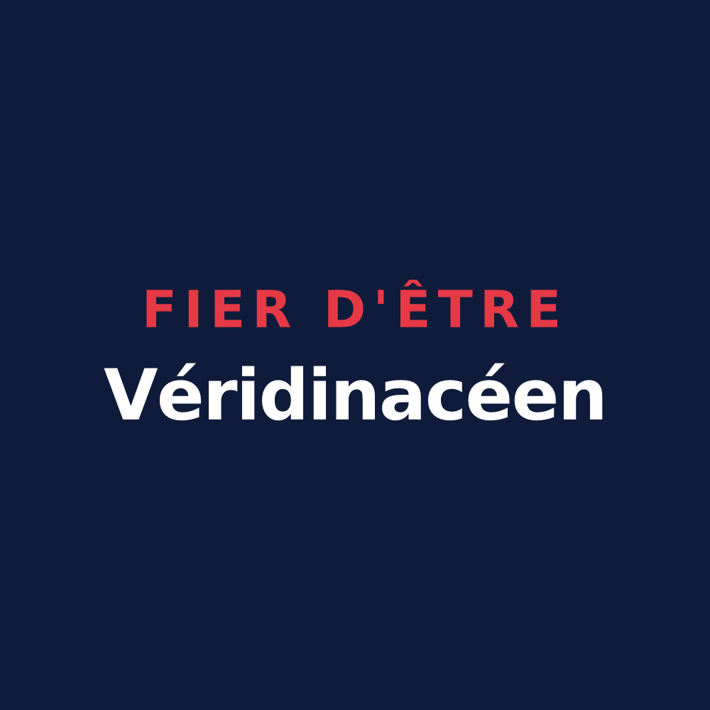 T-shirt « Fier d'être Véridinacéen » — design pour Verdonnet