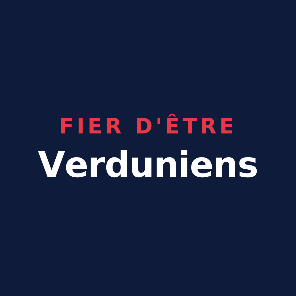 T-shirt « Fier d'être Verduniens » — design pour Verdun