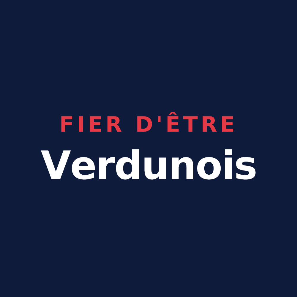 T-shirt « Fier d'être Verdunois » — design pour Verdun-sur-Garonne