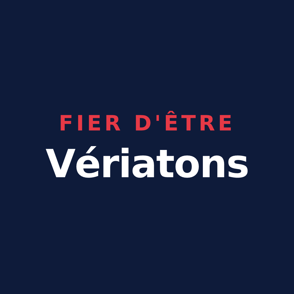 T-shirt « Fier d'être Vériatons » — design pour Véria