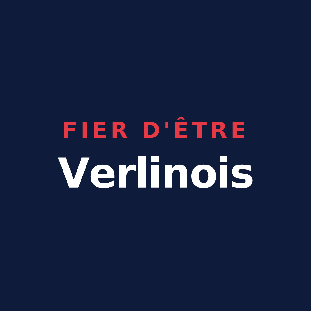 T-shirt « Fier d'être Verlinois » — design pour Verlin