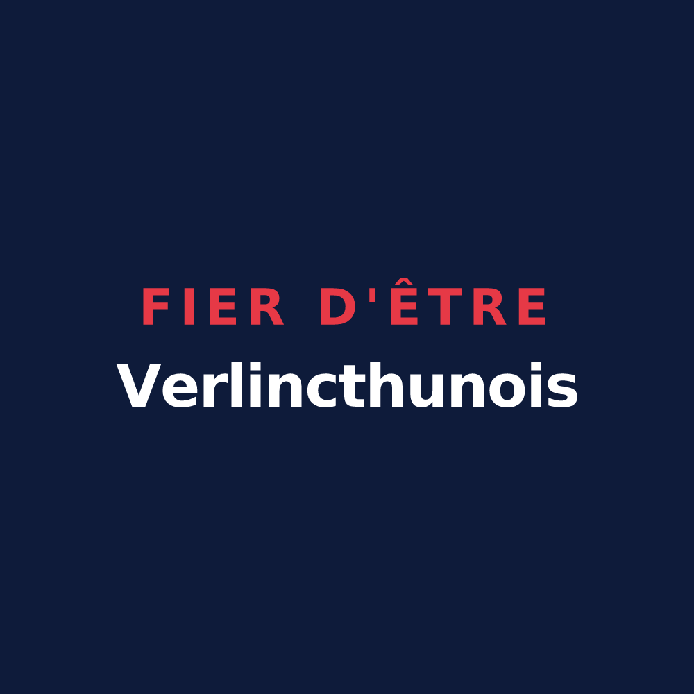 T-shirt « Fier d'être Verlincthunois » — design pour Verlincthun