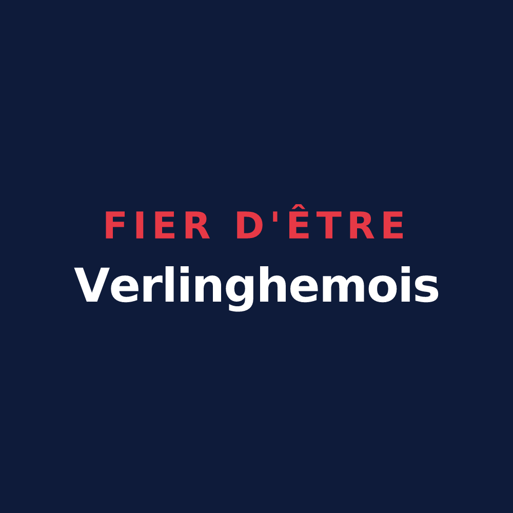 T-shirt « Fier d'être Verlinghemois » — design pour Verlinghem