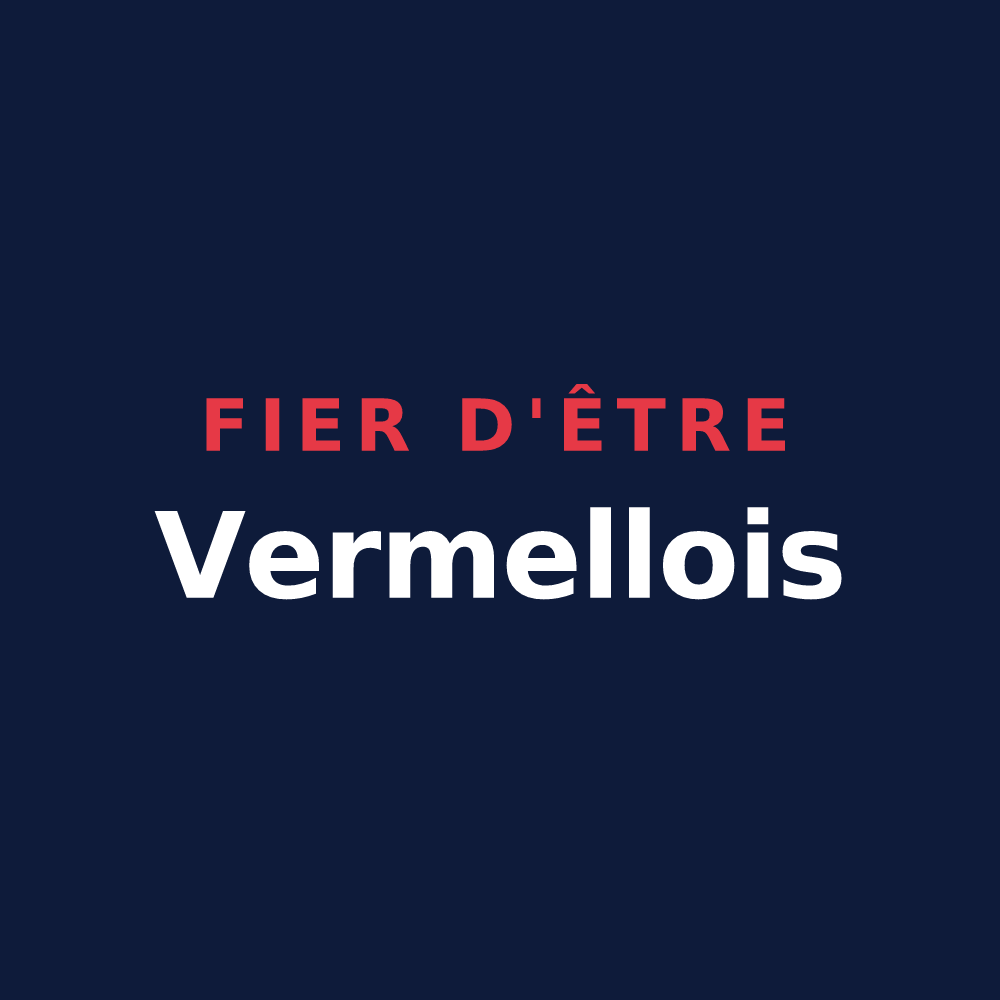 T-shirt « Fier d'être Vermellois » — design pour Vermelles