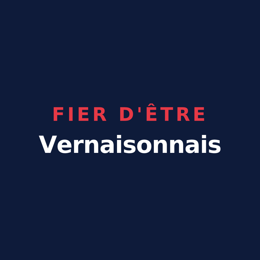 T-shirt « Fier d'être Vernaisonnais » — design pour Vernaison