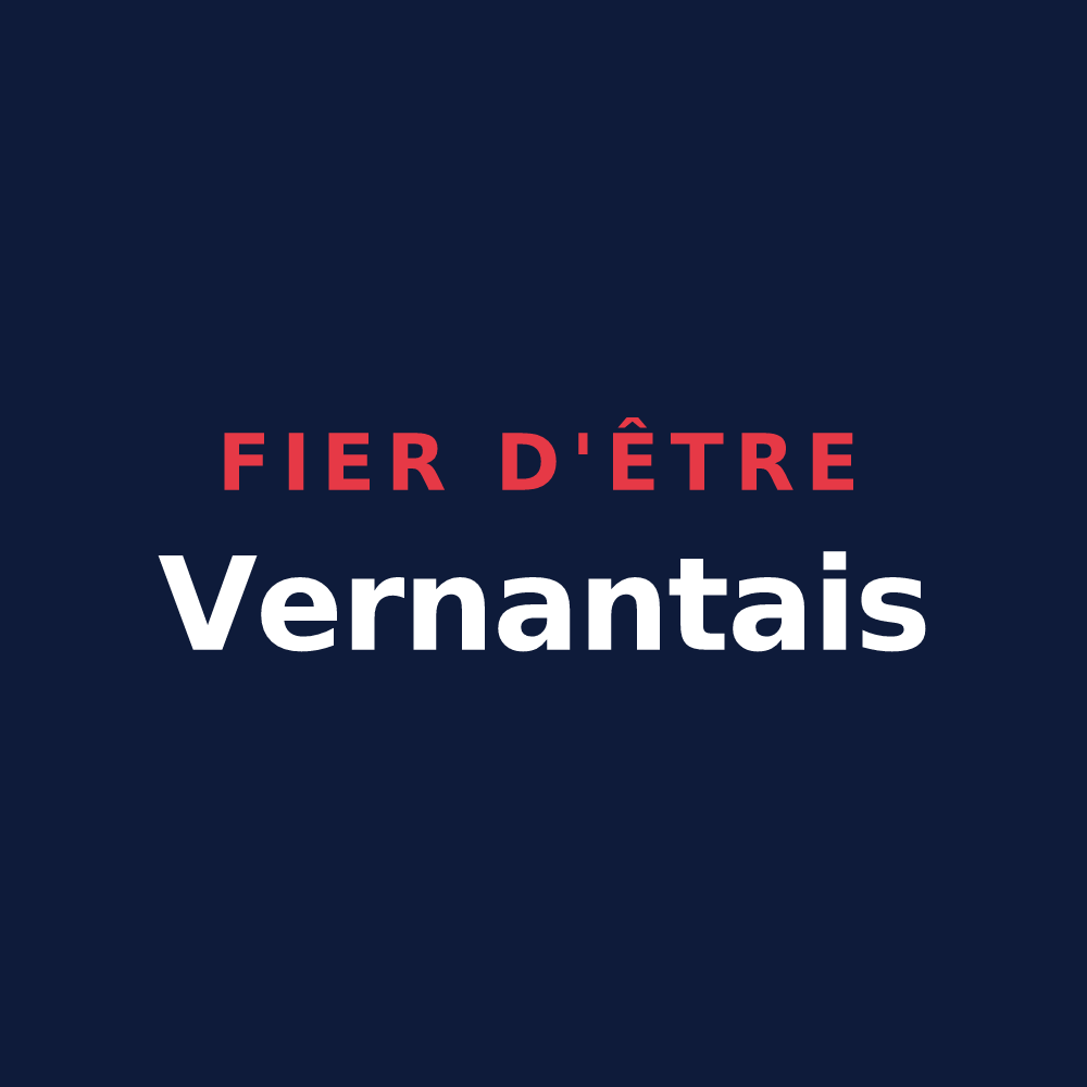 T-shirt « Fier d'être Vernantais » — design pour Vernantes