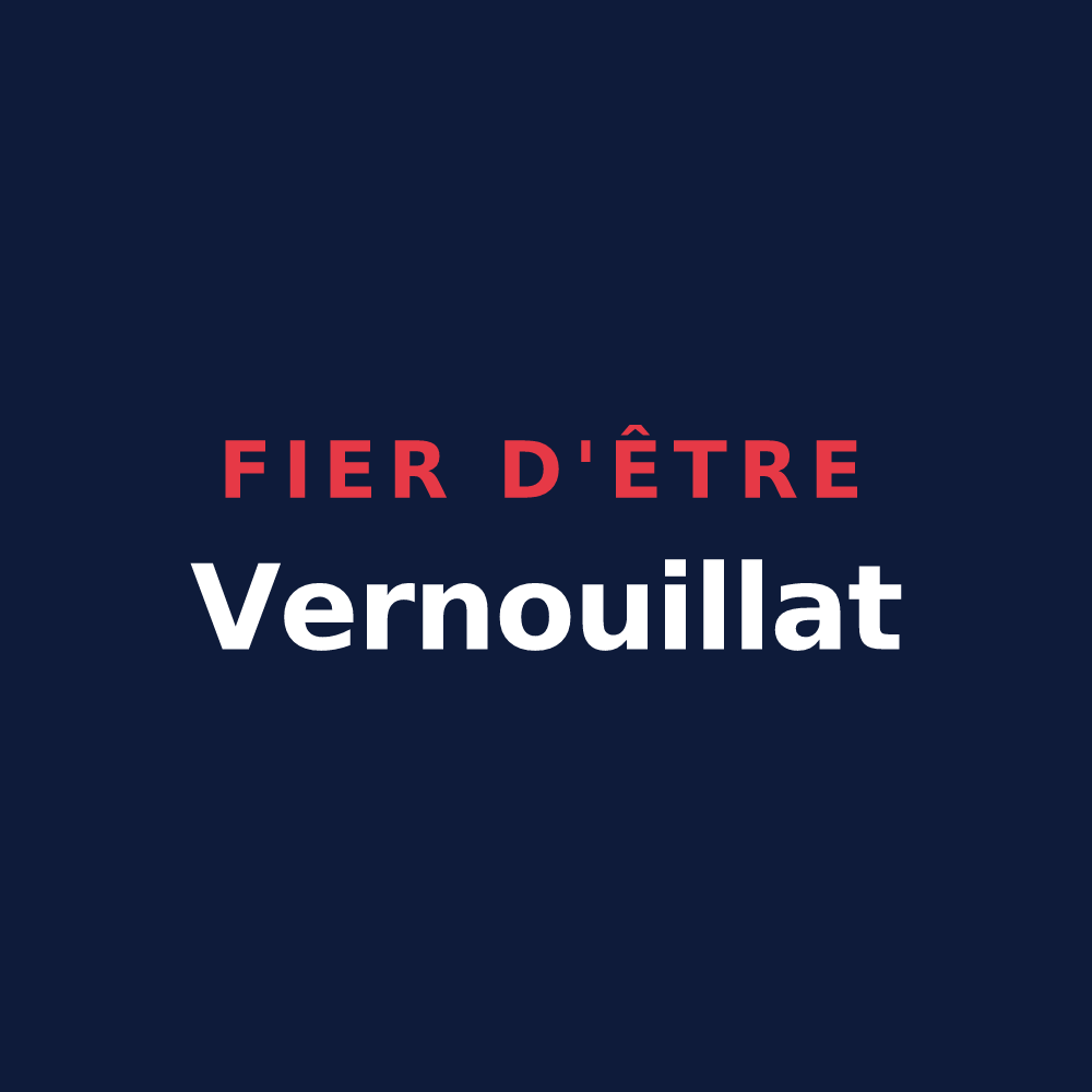 T-shirt « Fier d'être Vernouillat » — design pour Verneuil