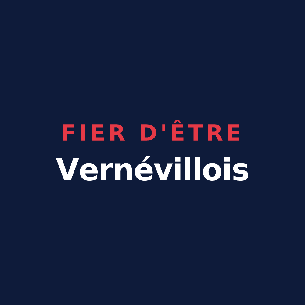 T-shirt « Fier d'être Vernévillois » — design pour Vernéville