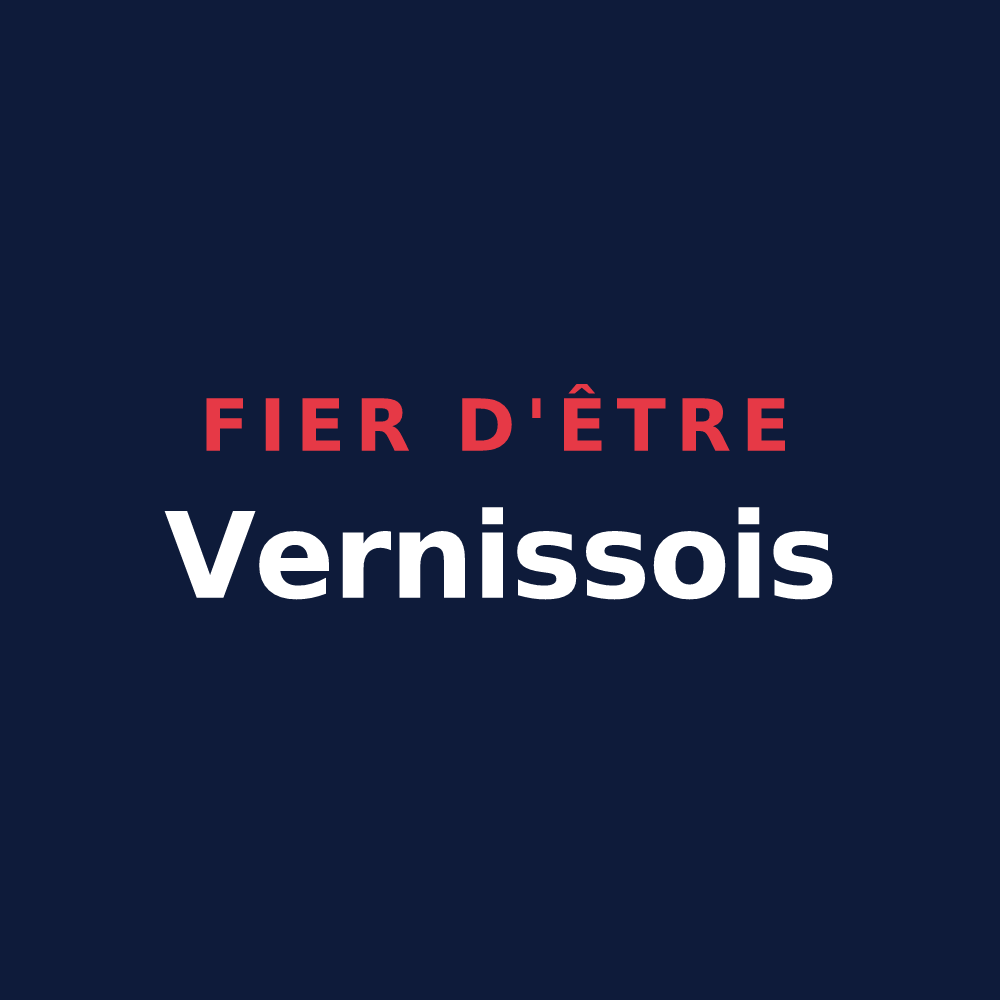 T-shirt « Fier d'être Vernissois » — design pour Vernie