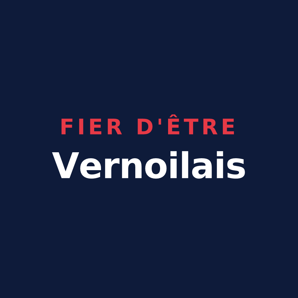 T-shirt « Fier d'être Vernoilais » — design pour Vernoil-le-Fourrier