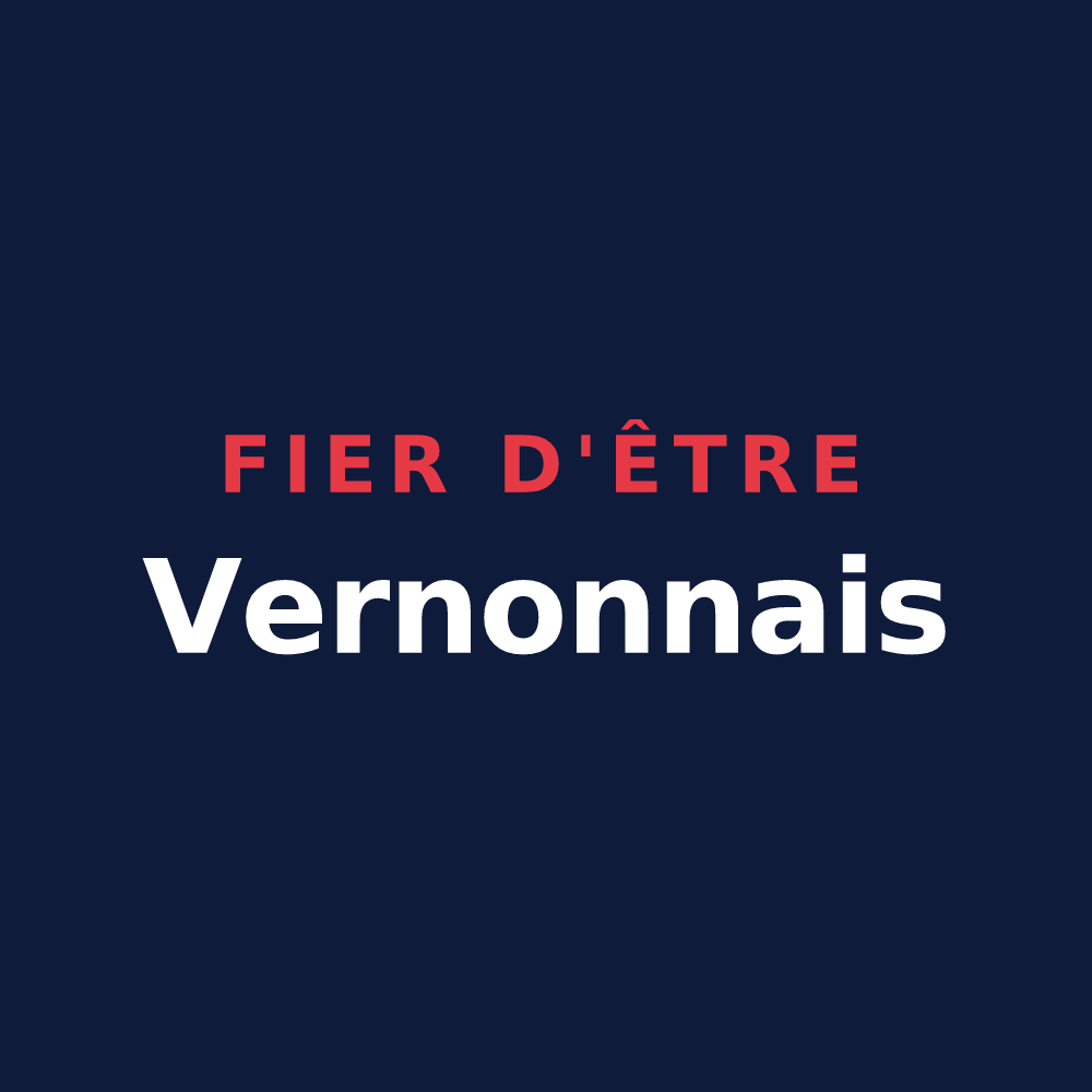 T-shirt « Fier d'être Vernonnais » — design pour Vernon