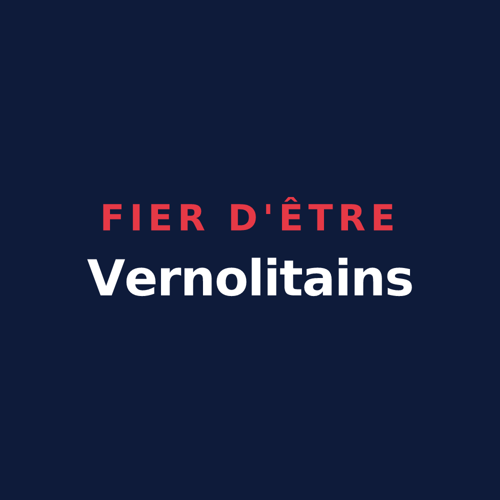 T-shirt « Fier d'être Vernolitains » — design pour Vernouillet
