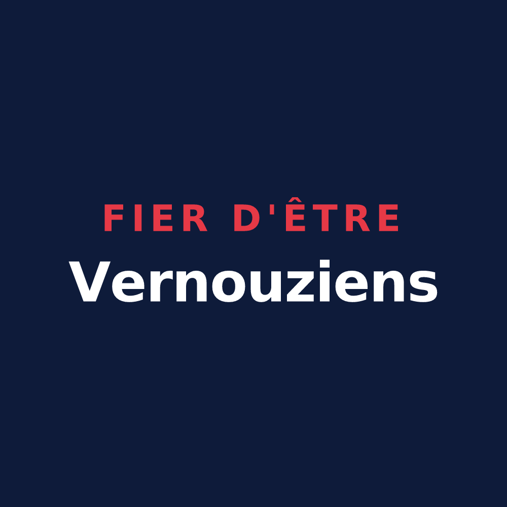T-shirt « Fier d'être Vernouziens » — design pour Vernoux-en-Gâtine