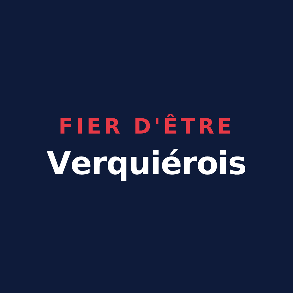 T-shirt « Fier d'être Verquiérois » — design pour Verquières
