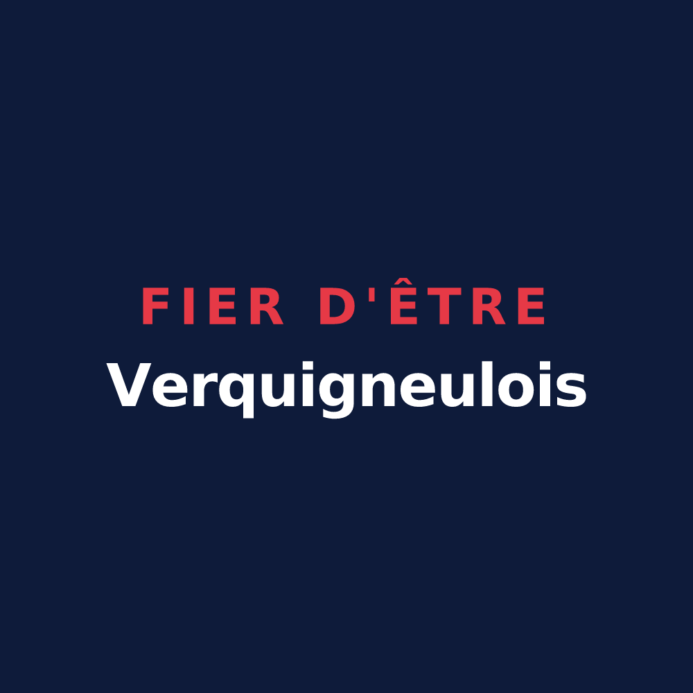 T-shirt « Fier d'être Verquigneulois » — design pour Verquigneul