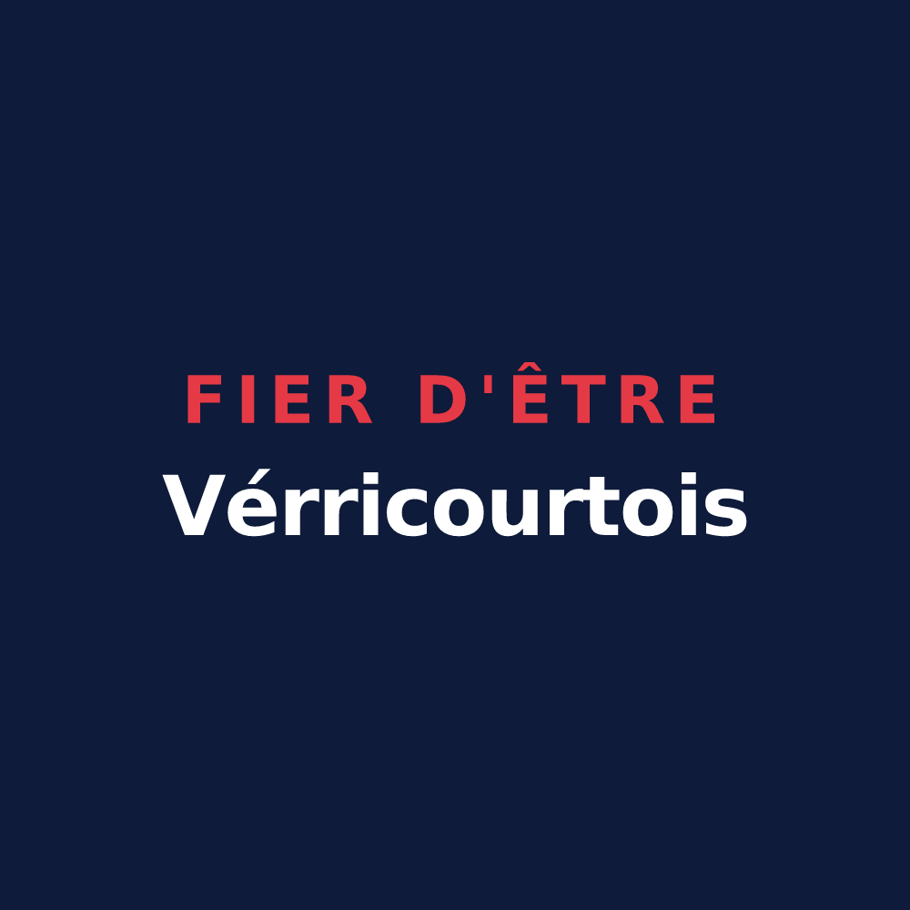 T-shirt « Fier d'être Vérricourtois » — design pour Verricourt