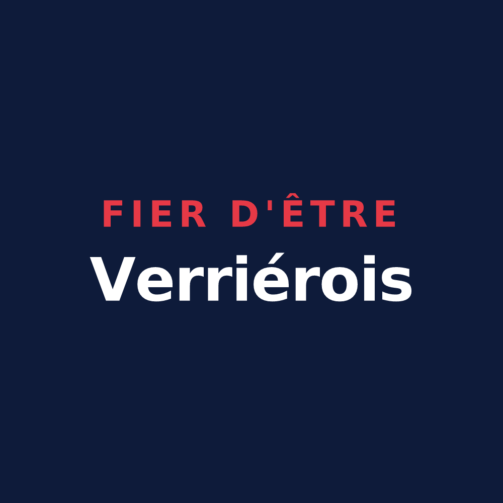 T-shirt « Fier d'être Verriérois » — design pour Verrières