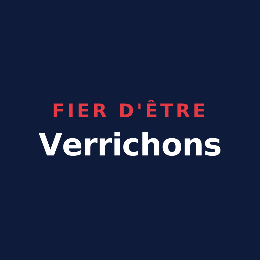 T-shirt « Fier d'être Verrichons » — design pour Verrières