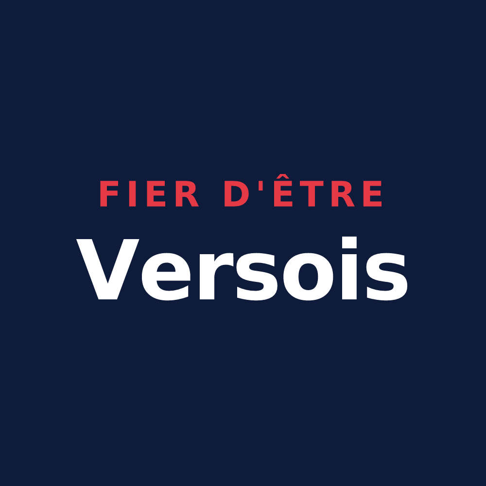 T-shirt « Fier d'être Versois » — design pour Vers-sur-Méouge