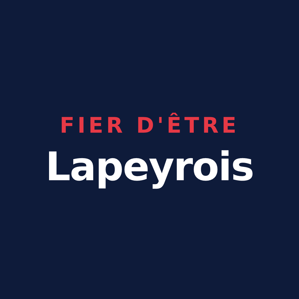 T-shirt « Fier d'être Lapeyrois » — design pour Versols-et-Lapeyre