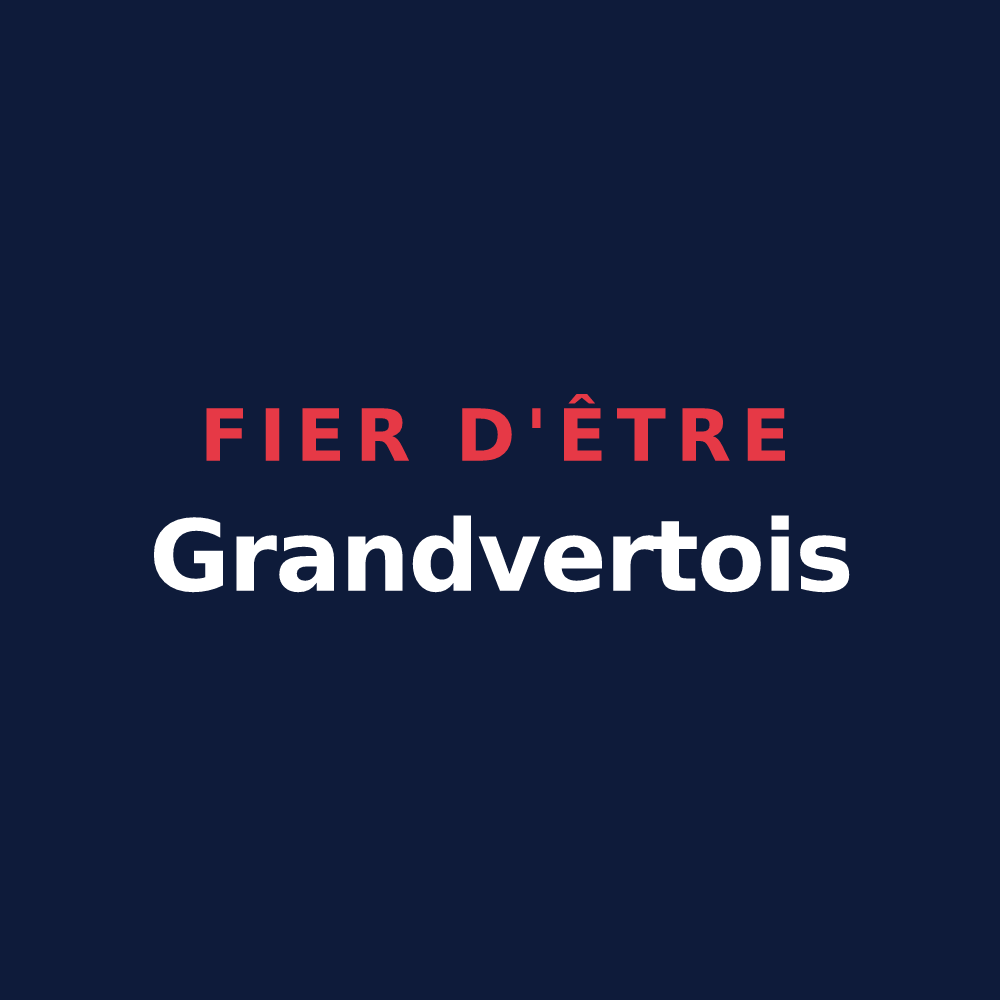 T-shirt « Fier d'être Grandvertois » — design pour Vert-le-Grand