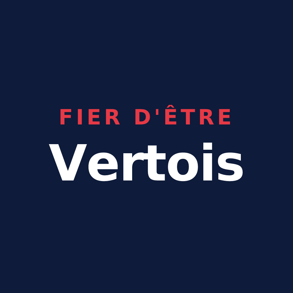 T-shirt « Fier d'être Vertois » — design pour Vert-le-Petit