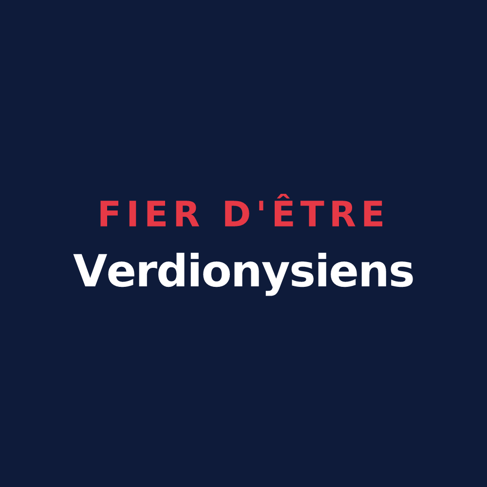 T-shirt « Fier d'être Verdionysiens » — design pour Vert-Saint-Denis