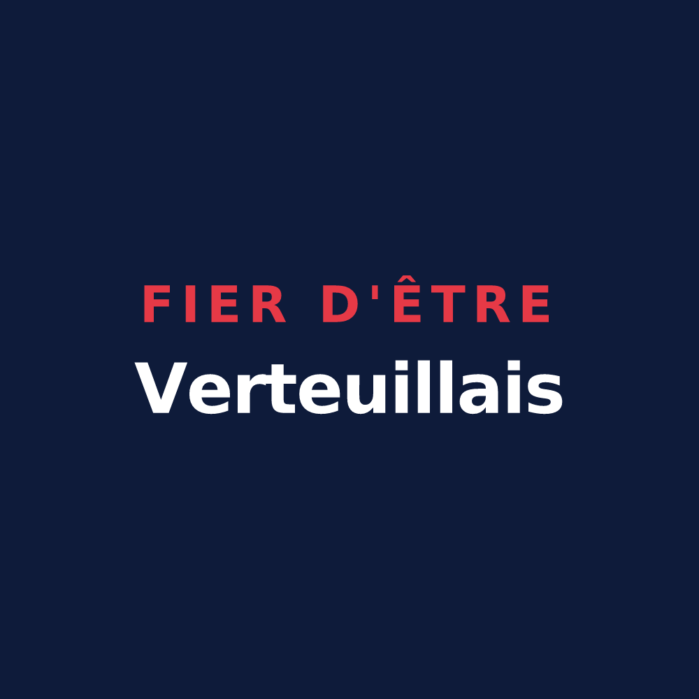 T-shirt « Fier d'être Verteuillais » — design pour Verteuil-sur-Charente