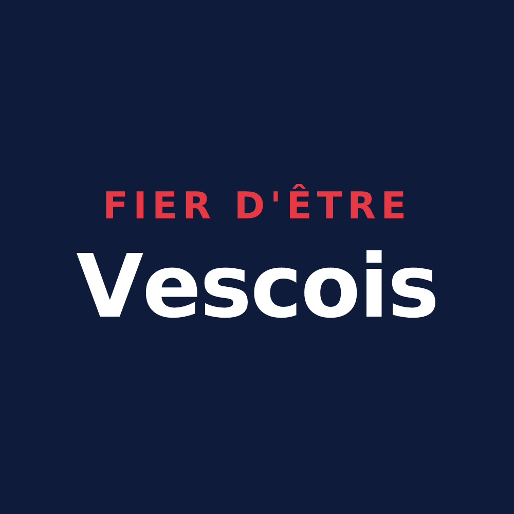 T-shirt « Fier d'être Vescois » — design pour Vesc
