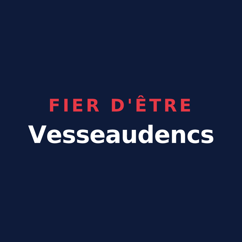 T-shirt « Fier d'être Vesseaudencs » — design pour Vesseaux