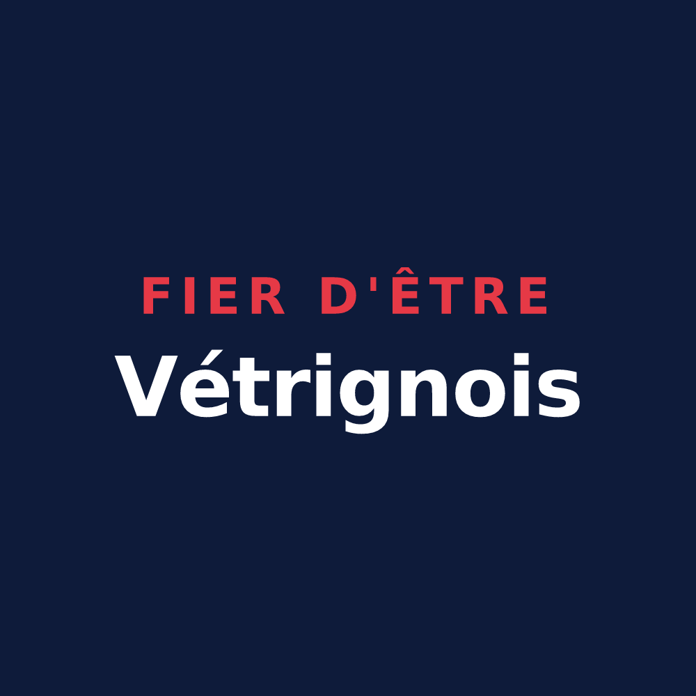 T-shirt « Fier d'être Vétrignois » — design pour Vétrigne
