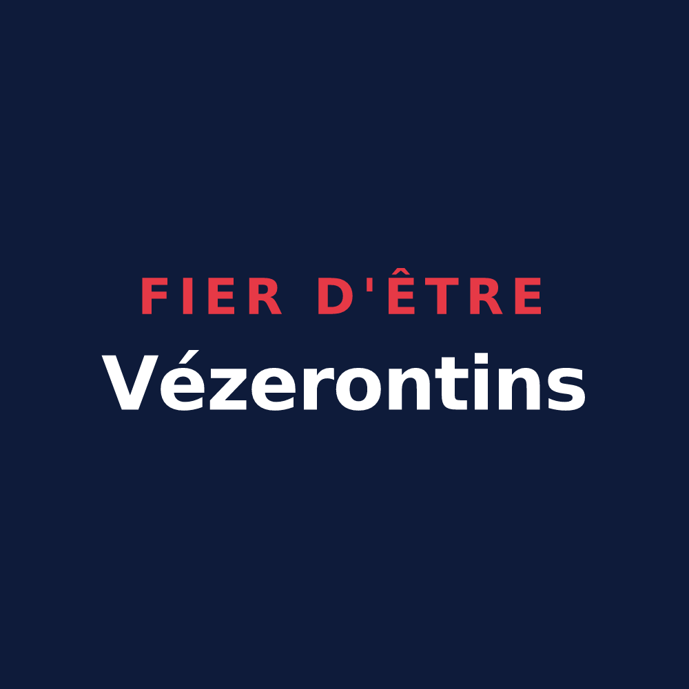 T-shirt « Fier d'être Vézerontins » — design pour Vézeronce-Curtin