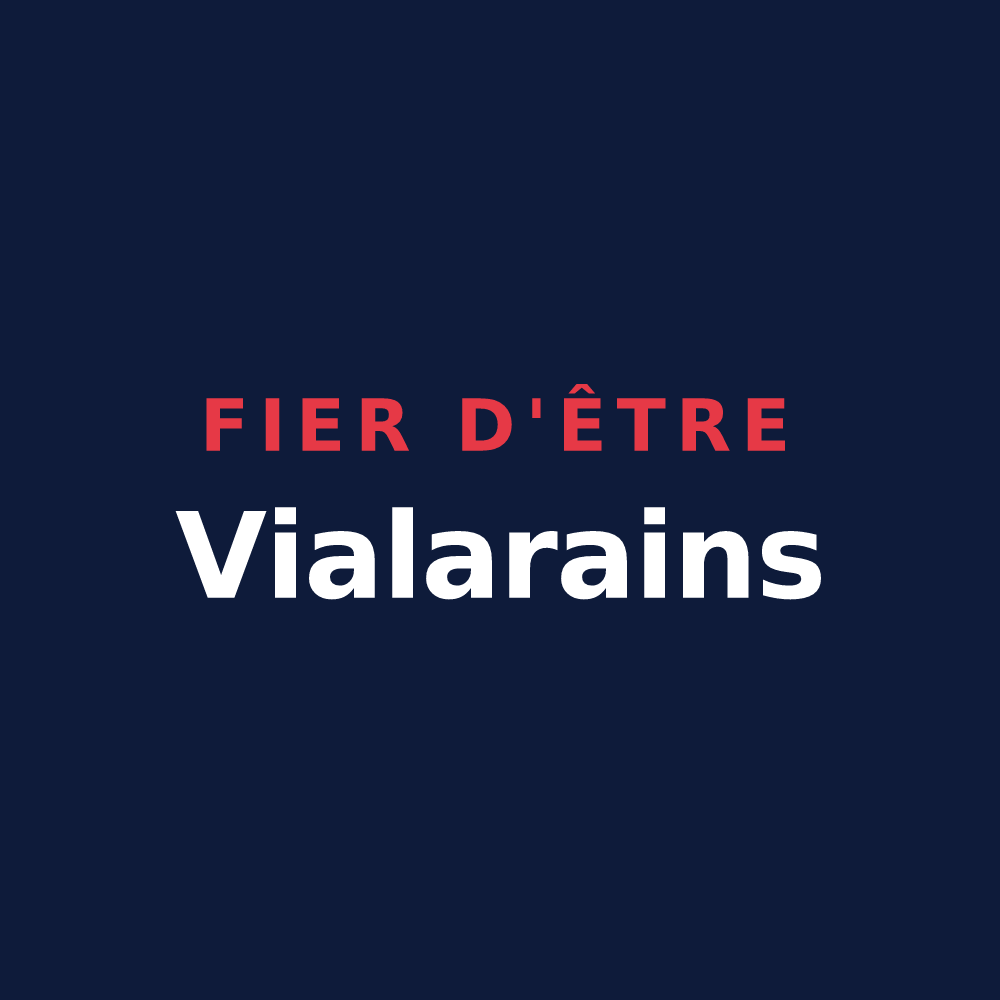 T-shirt « Fier d'être Vialarains » — design pour Viala-du-Tarn