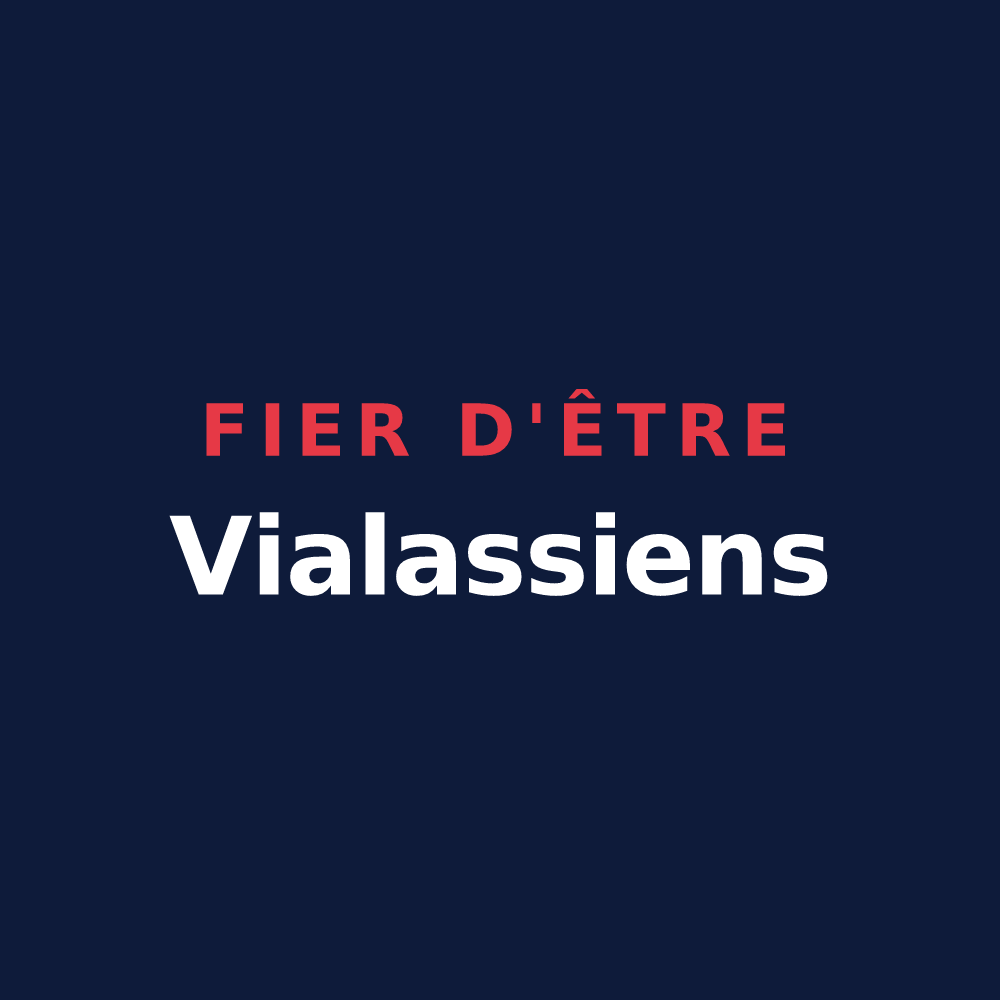 T-shirt « Fier d'être Vialassiens » — design pour Vialas