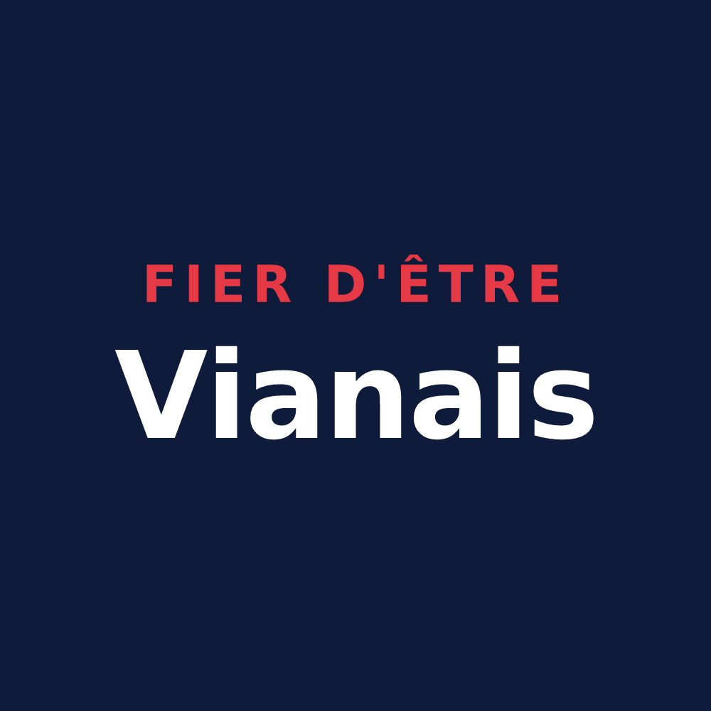 T-shirt « Fier d'être Vianais » — design pour Viane