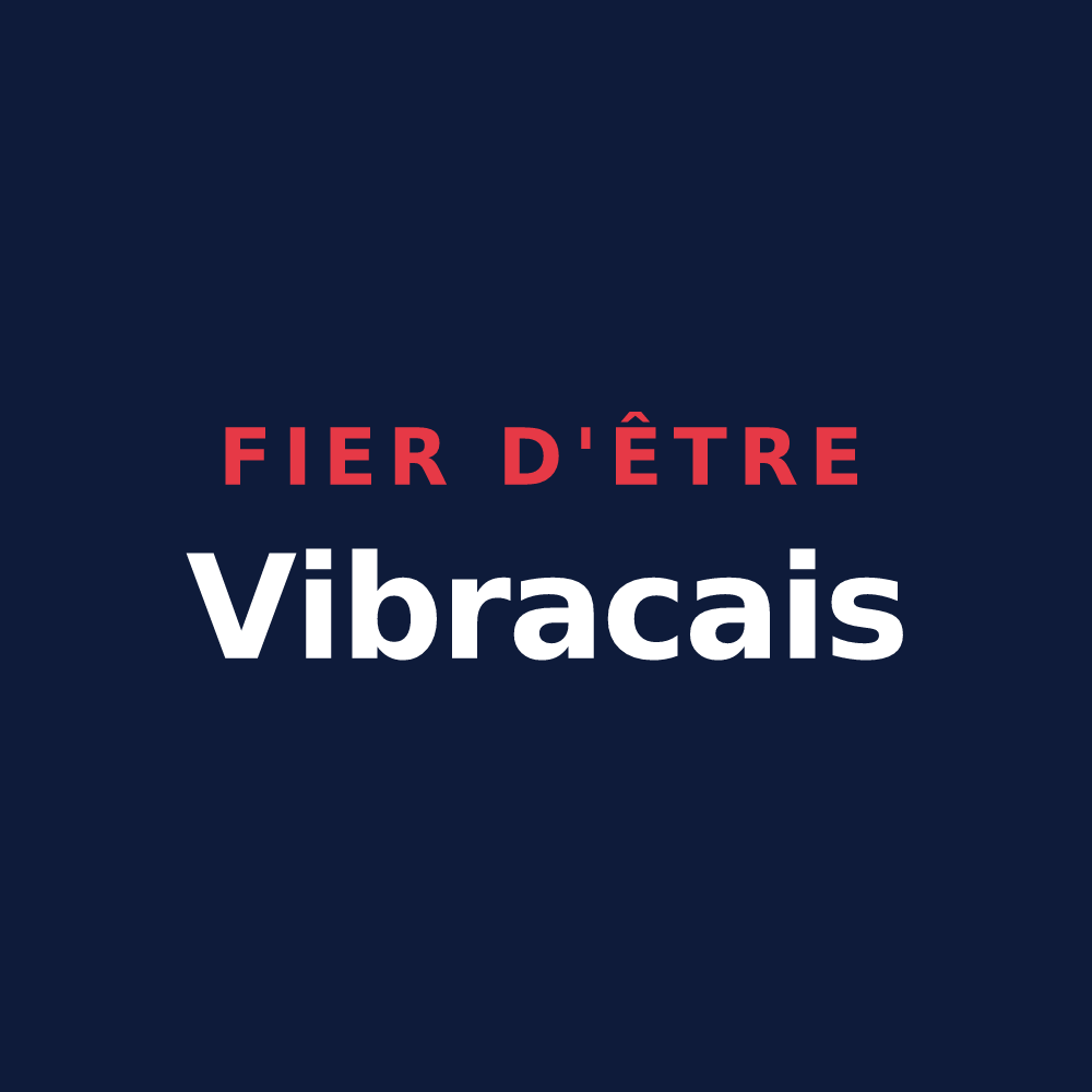 T-shirt « Fier d'être Vibracais » — design pour Vibrac