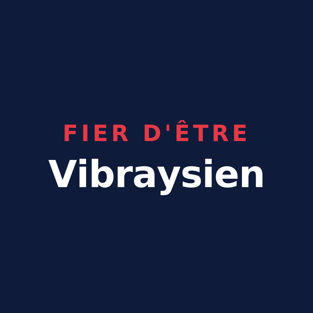 T-shirt « Fier d'être Vibraysien » — design pour Vibraye