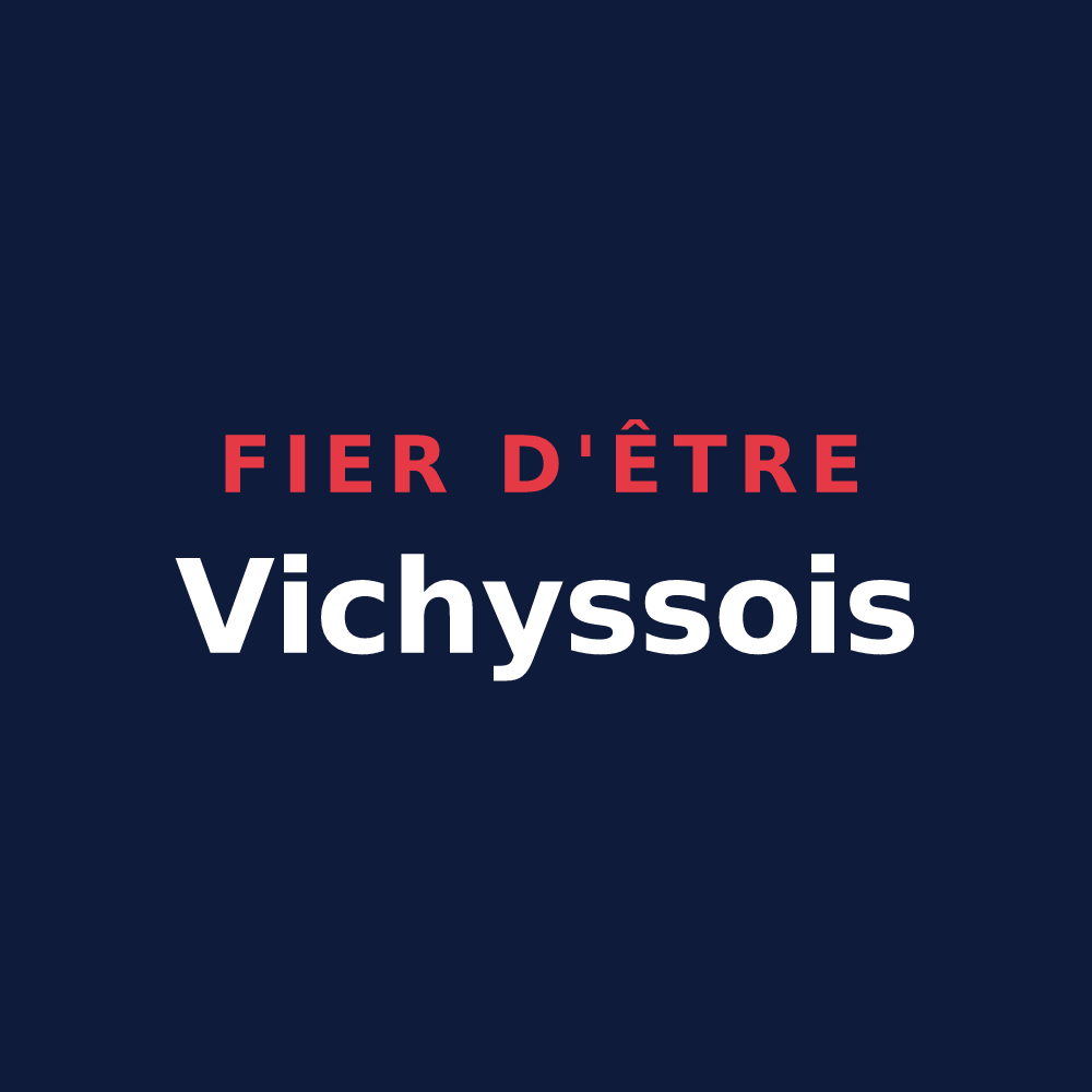 T-shirt « Fier d'être Vichyssois » — design pour Vichy