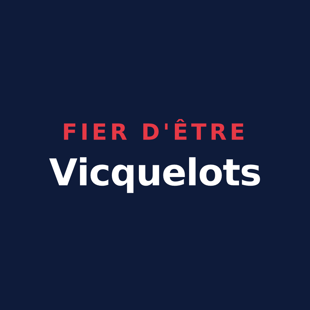 T-shirt « Fier d'être Vicquelots » — design pour Vicq