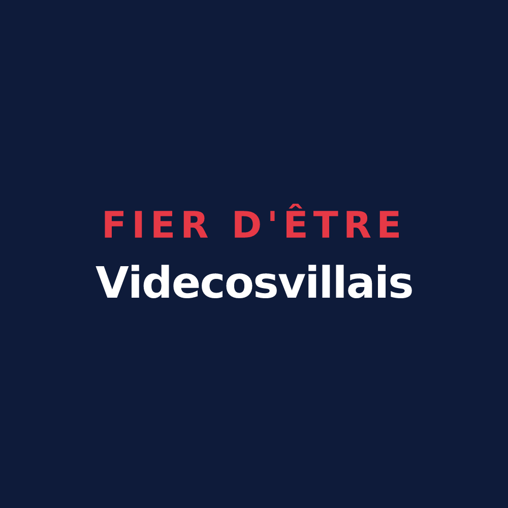 T-shirt « Fier d'être Videcosvillais » — design pour Videcosville