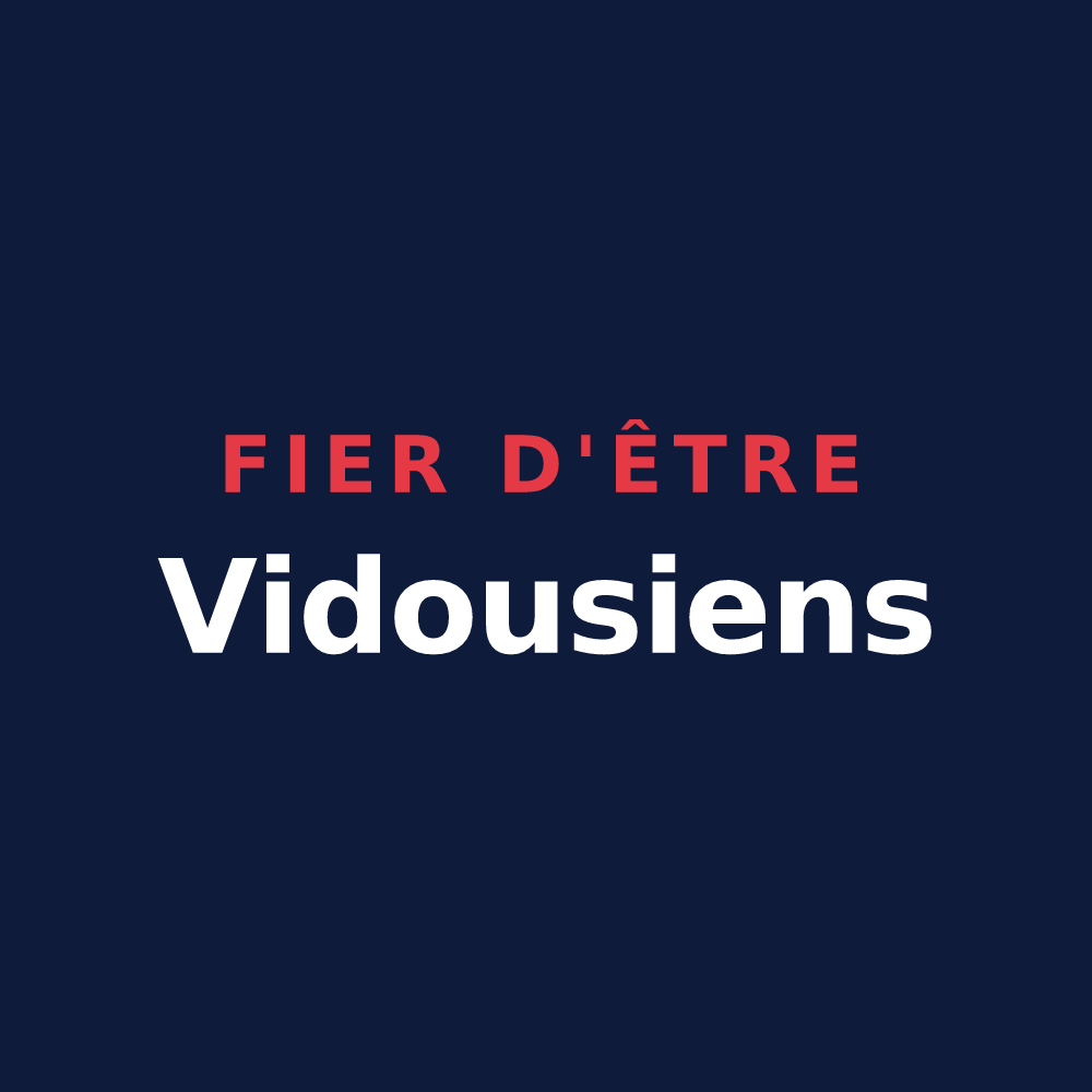 T-shirt « Fier d'être Vidousiens » — design pour Vidou